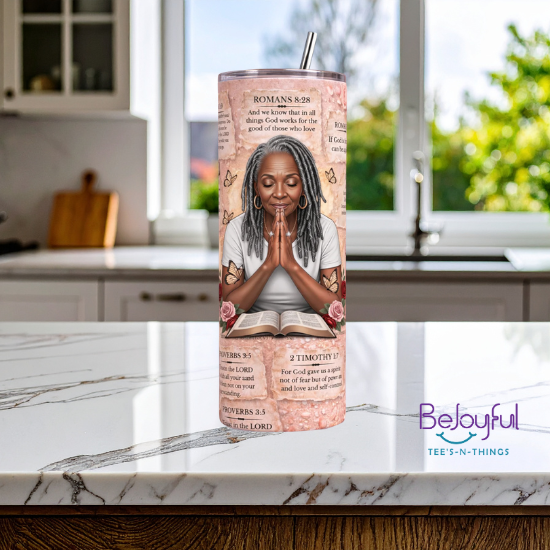 Roses and Prayer Lady Tumbler Collection (20 oz.)