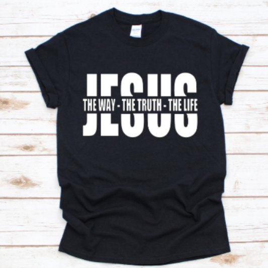 Jesus - The Way - The Truth - The Life  (Vinyl Design)